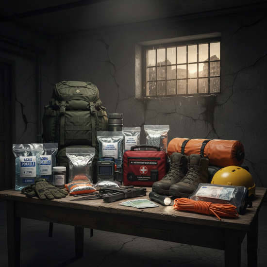 Kit para catástrofes naturales: terremotos, inundaciones y más