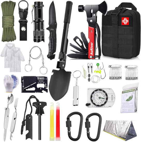 Everlit Survival Kit: El Kit de Emergencia definitivo para aventuras y desastres